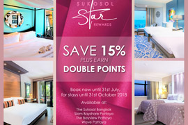 Sukosol Star Rewards Double Points